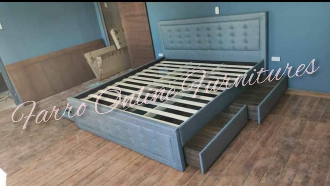 72x78 KING SIZE BED FRAME WITH SINGLE PULL OUT AND DRAWERS (Category: Bed Frames & Mattresses) located in Pasay City. Submitted by cherry_nicole (Listing ID 1068914862, Image 1). Description: 72x78 king size bed frame with pull out and drawers 16,500 ‼️‼️ WAREHOUSE SALE ‼️‼️ 💯 BRAND NEW ITEMS 💯 ✅ Malaysian rubber wood ✅ Free delivery and assemble with in metro manila ✅ Plus delivery charge in CAVITE , BULACAN, RIZAL, SOME PART OF LAGUNA , AND B