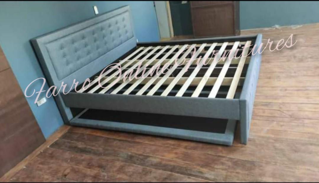72x78 KING SIZE BED FRAME WITH SINGLE PULL OUT AND DRAWERS (Category: Bed Frames & Mattresses) located in Pasay City. Submitted by cherry_nicole (Listing ID 1068914862, Image 2). Description: 72x78 king size bed frame with pull out and drawers 16,500 ‼️‼️ WAREHOUSE SALE ‼️‼️ 💯 BRAND NEW ITEMS 💯 ✅ Malaysian rubber wood ✅ Free delivery and assemble with in metro manila ✅ Plus delivery charge in CAVITE , BULACAN, RIZAL, SOME PART OF LAGUNA , AND B