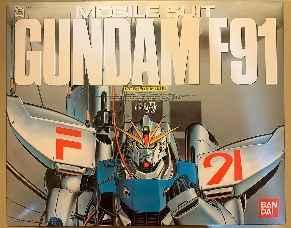 機動戰士 F91 Gundam 1 60 模型製品 中古收藏日本製1991年 30週年 興趣及遊戲 玩具 遊戲類 Carousell