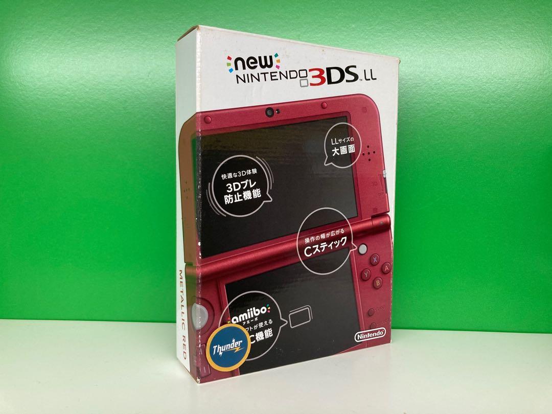 中古 New 3ds Ll 紅色主機盒裝日版 遊戲機 遊戲機器材 Carousell