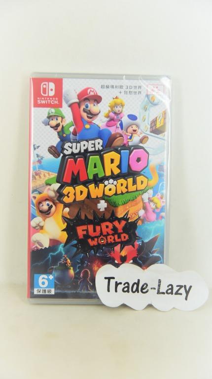 全新) NS Switch 超級瑪利歐Super Mario 3D World + Fury World (行貨中文版) - 孖寶兄弟3D世界狂怒世界,  電子遊戲, 電子遊戲, Nintendo 任天堂- Carousell