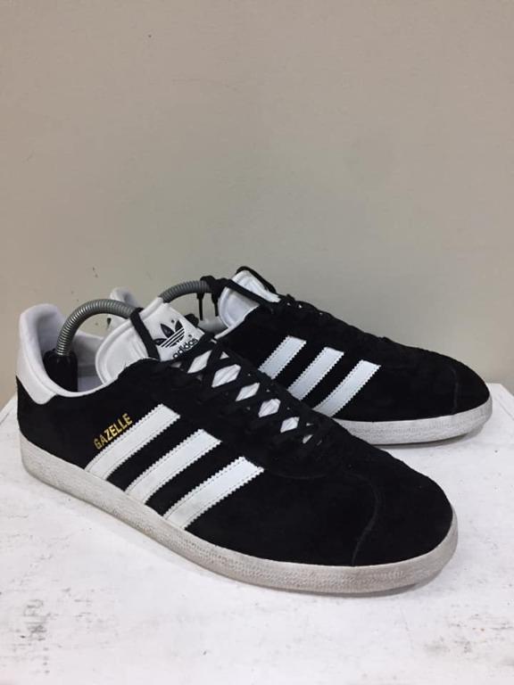 adidas gazelle black suede