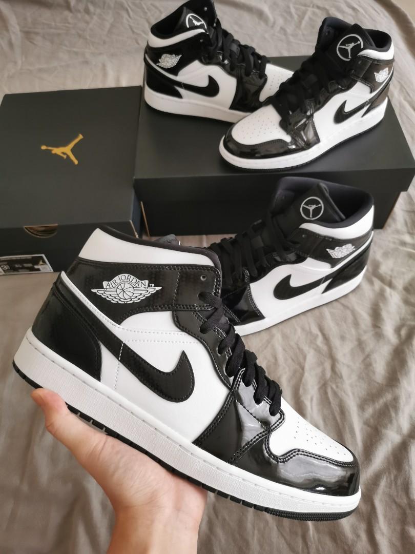 Air Jordan 1 Mid SE ASW Carbon Fibre, Women's Fashion, Footwear