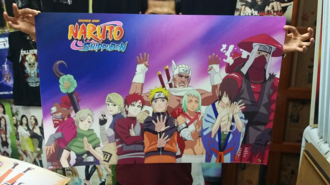 Anime Poster Naruto Lintang Home Furniture Home Decor On Carousell