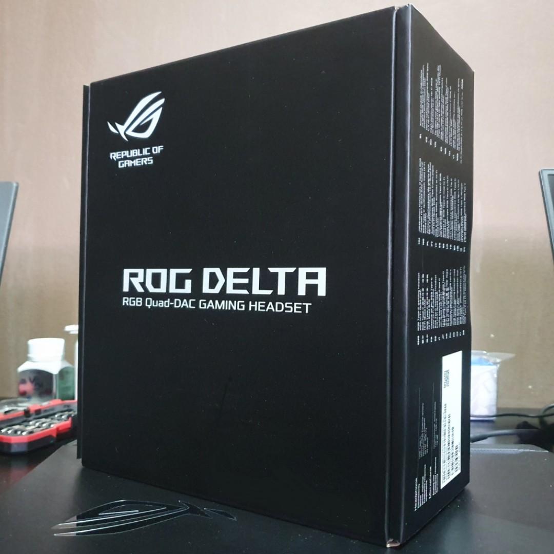 ASUS Republic of Gamers Delta Gaming Headset (Black) ROG DELTA