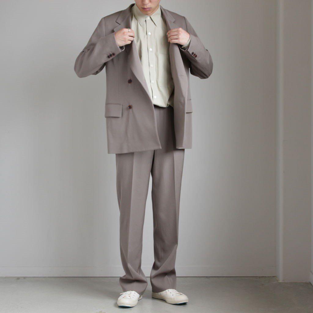 Auralee Wool Max Gabardine Double-Breasted Jacket, 他的時尚, 外套