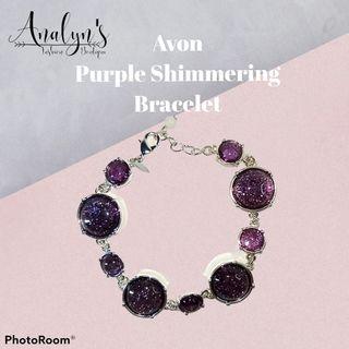 AVON Purple Shimmering Bracelet