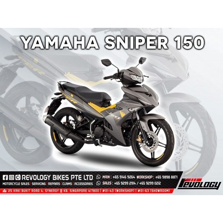 Yamaha sniper 150 online price brand new