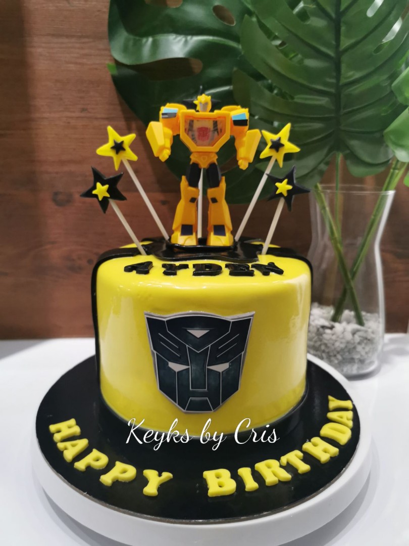 Transformers Bumblebee Cake – Renee Conner Cake Design