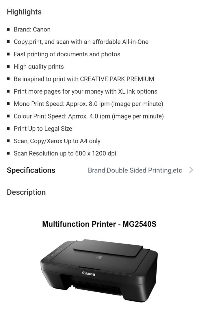 canon with ciss (Category: Printers, Scanners & Copiers) located in Cavite. Submitted by argeteherbert03 (Listing ID 1068884932, Image 1). Description: meron nang ink ung lagayan ng ciss nya kaya magagamit nyo agad agad.