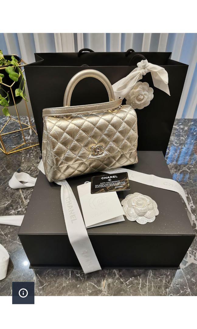 Chanel coco handle gold shop
