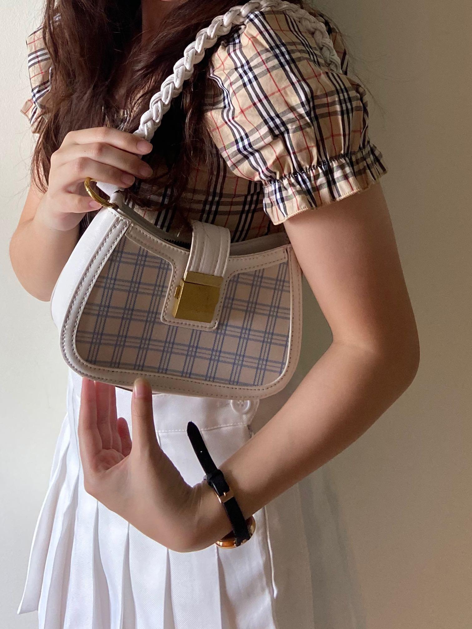 Checkered Shoulder Bag