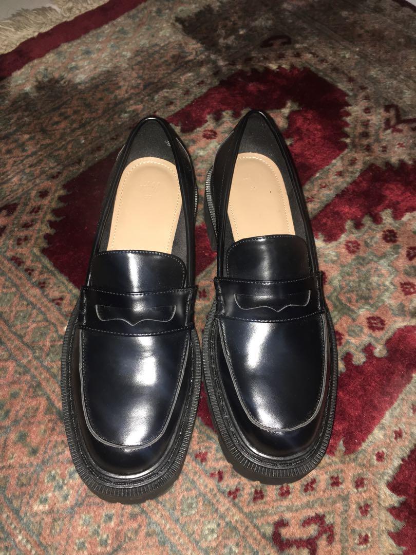 H&m chunky soled loafers clearance
