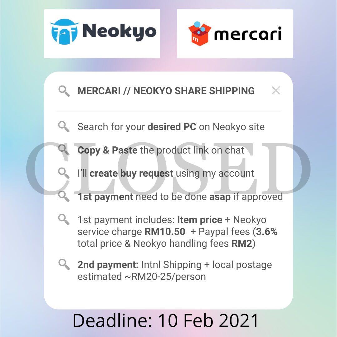 CLOSED] MERCARI Japan Group Order. Status: J&T will pickup ...
