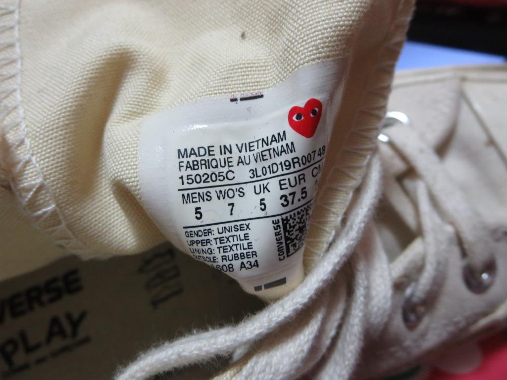 Comme des garcons size 5 in uk clearance