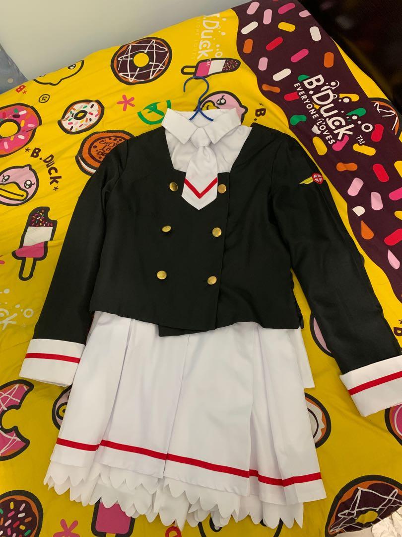 Cosplay 百變小櫻木之本櫻友枝中學制服jk 學生短裙 女裝 女裝裙 Carousell