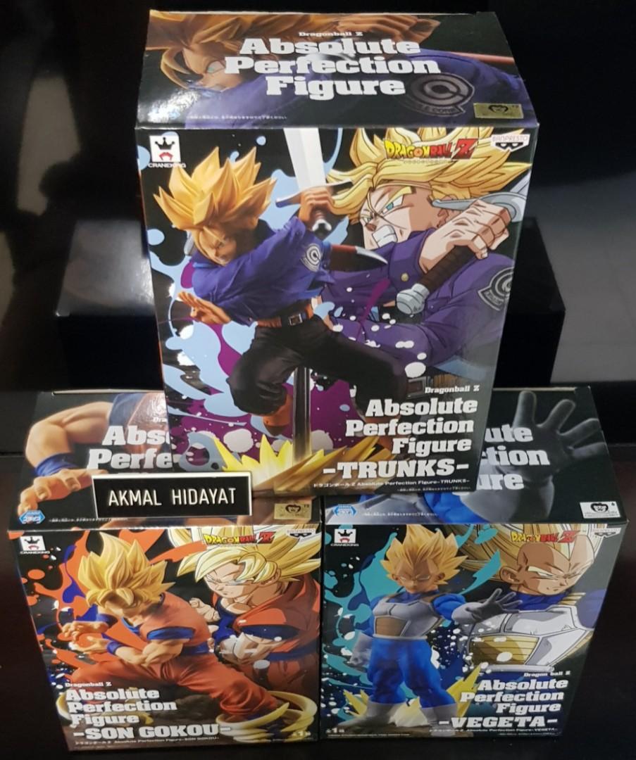 Free Poslaju Dragon Ball Z Absolute Perfection Figure Super Saiyan Vegeta Son Goku Trunks Apf Diorama Stage Toys Games Action Figures Collectibles On Carousell