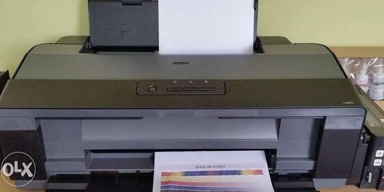 Epson L1300 Eco-solvent (Category: Printers, Scanners & Copiers) located in Manila. Submitted by fascinating18 (Listing ID 1068854101, Image 2). Description: A compact 4-colour A3+ printer for cost-conscious users, the L1300 is built around a high-capacity ink tank system that stretches to 7,500 black pages without a refill1. With minimal intervention, the L1300 delivers cost-effective and hassle-free printing of advertising materials, CAD drawin