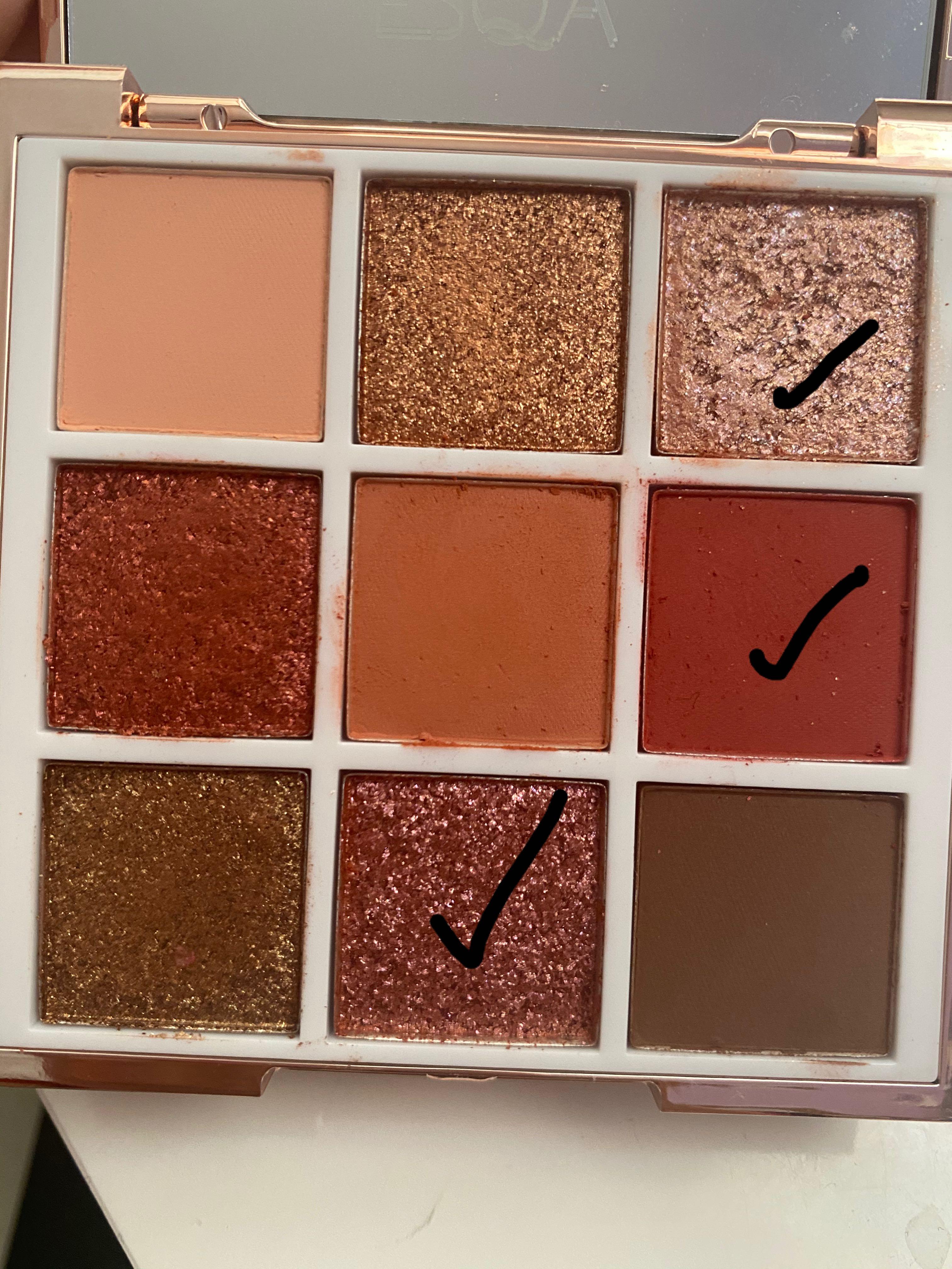 ESQA Goddess Eyeshadow Palette (Peach), Kesehatan & Kecantikan, Rias