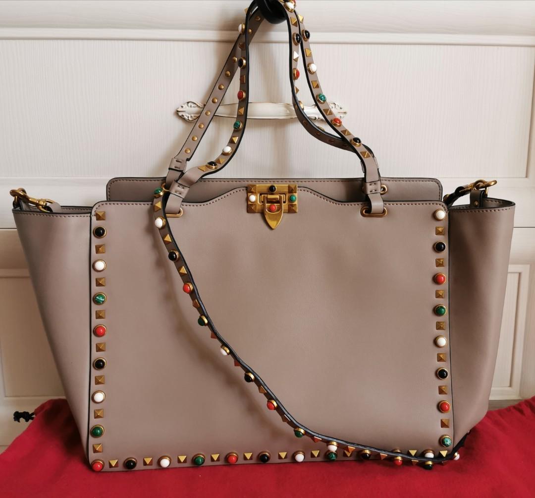 Rockstud store tote bag