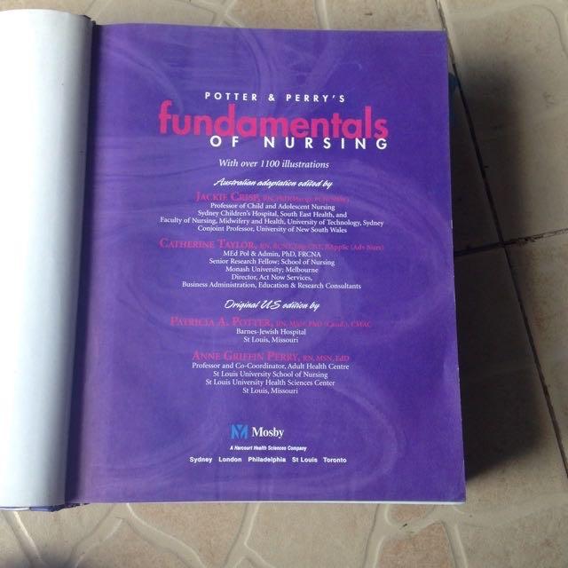 Fundamentals of Nursing (Category: Textbooks) located in Quezon City. Submitted by bthnyptrc (Listing ID 1068993926, Image 2). Description: hardbound POTTER AND PERRY’S FUNDAMENTALS OF NURSING RFS: need funds for my baby *feel free to send a REASONABLE offer.