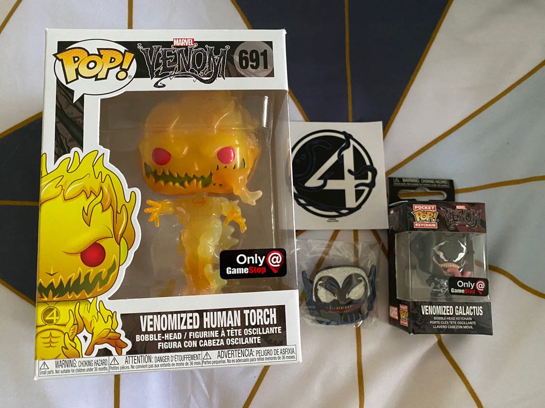 venomized human torch funko pop