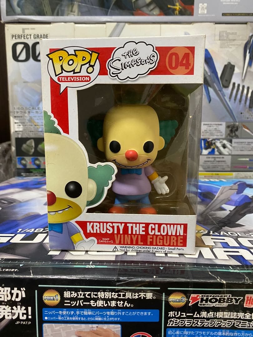 Funko the POP! The Simpson rare #04 krusty the clown, Hobbies & Toys ...