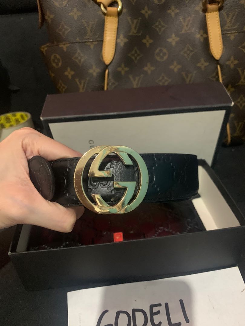 gucci guccissima belt
