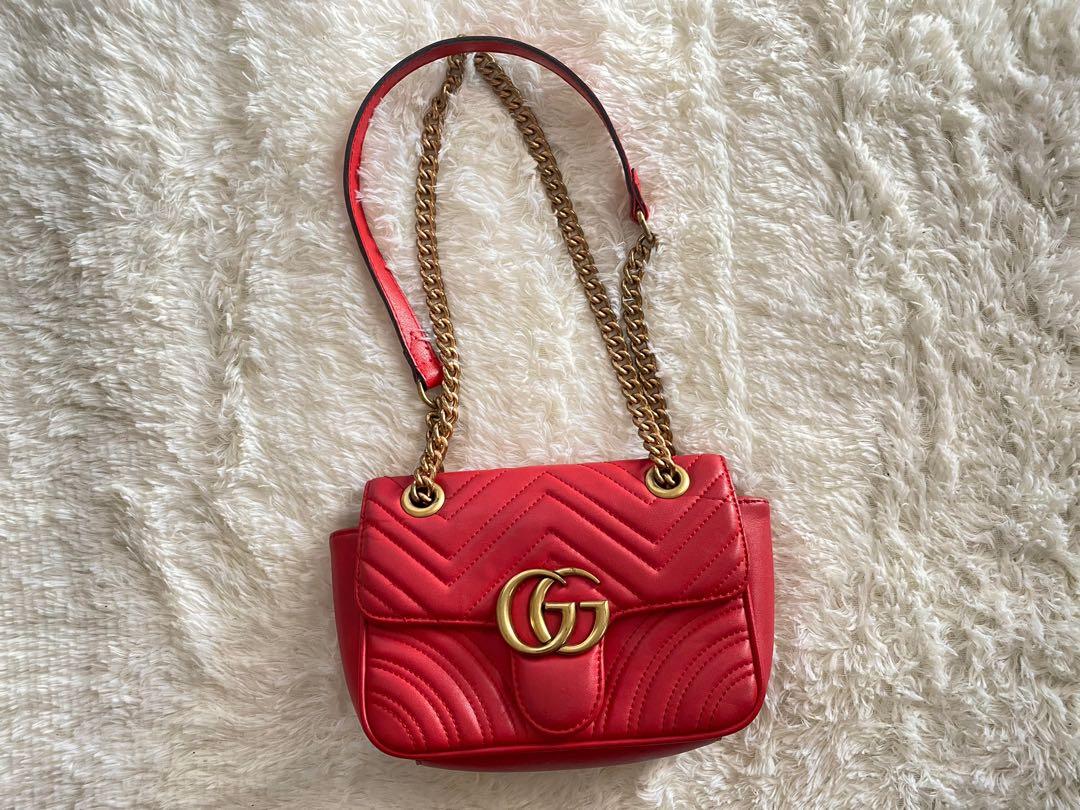 Small red sales gucci crossbody