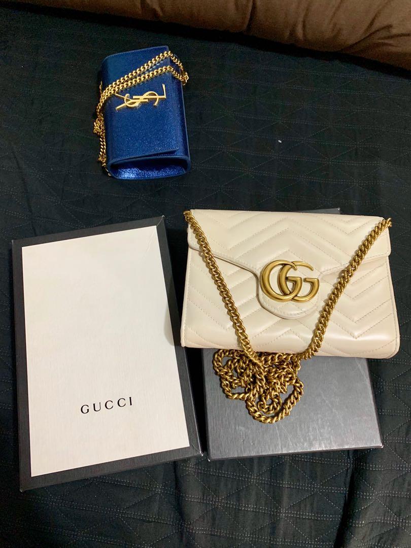 Gucci marmont woc wallet on chain authentic Women s Fashion Bags Wallets Purses Pouches on Carousell