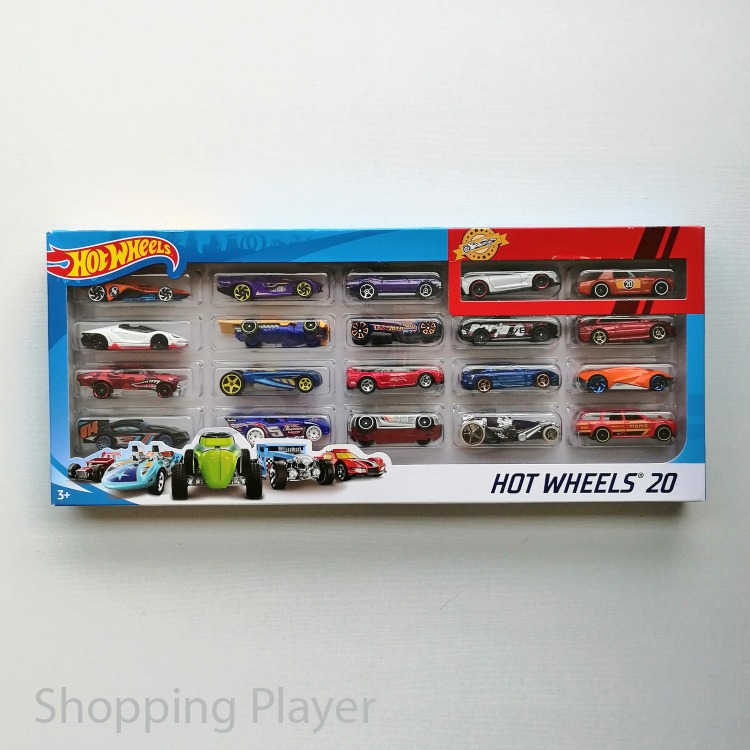 Hot wheels h7045 20 diecast pack and mini toy cars sales