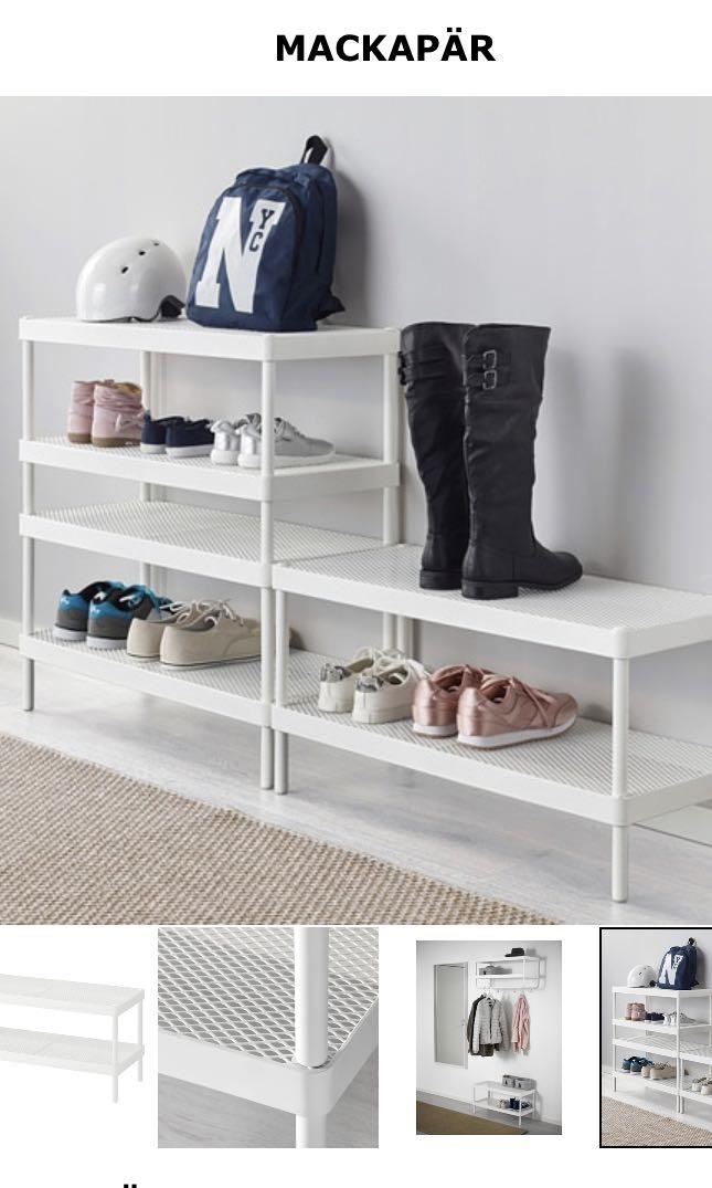 IKEA MACKAPAR Shoe rack Furniture Home Living Furniture Shelves Cabinets Racks on Carousell