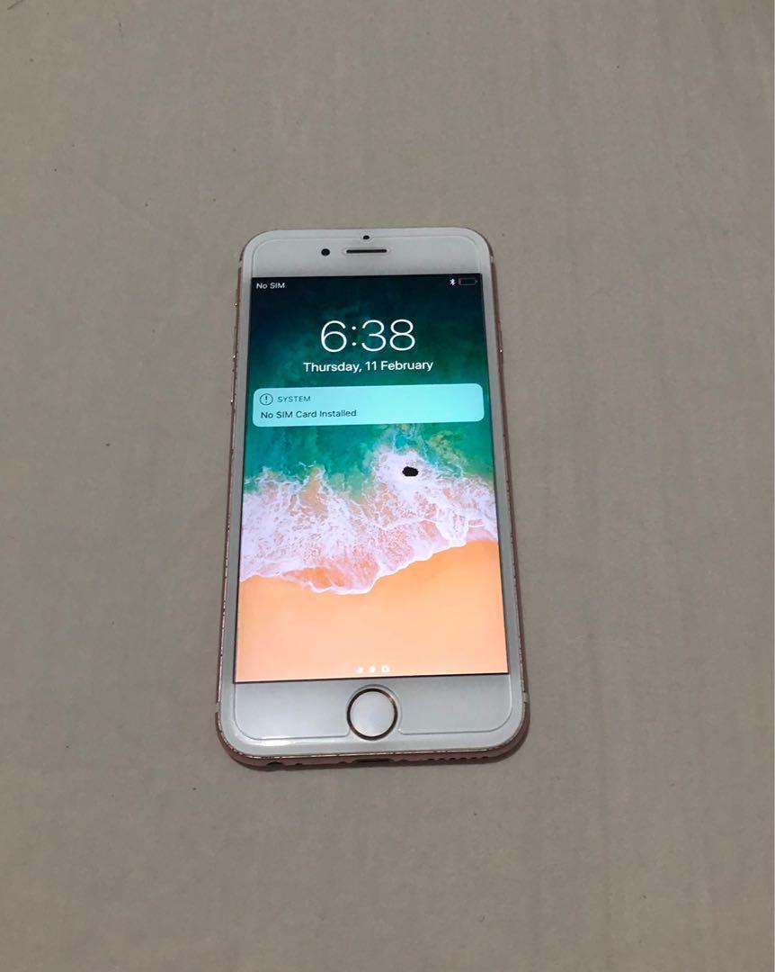 Iphone 6s 16gb rose gold (Category: iPhone 6 Series) located in Mandaluyong City. Submitted by znewbie (Listing ID 1068934426, Image 3). Description: Iphone 6s 16gb Rose gold Personally used Open line With black spot on screen With screen protector With black casing No charger included No box.