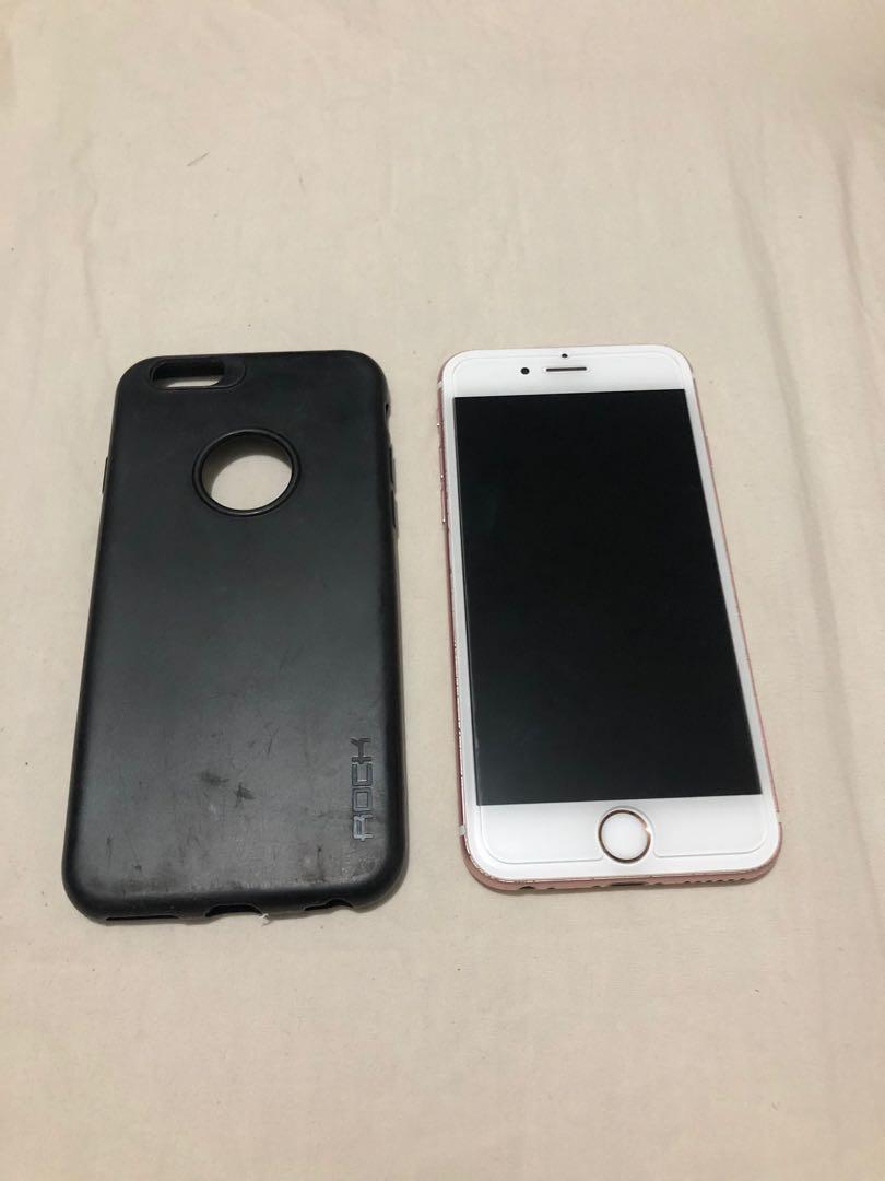 Iphone 6s 16gb rose gold (Category: iPhone 6 Series) located in Mandaluyong City. Submitted by znewbie (Listing ID 1068934426, Image 1). Description: Iphone 6s 16gb Rose gold Personally used Open line With black spot on screen With screen protector With black casing No charger included No box.