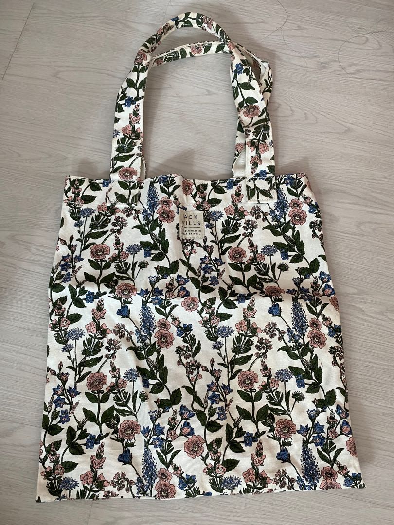 Jack Wills Floral Tote Bag Women s Fashion Bags Wallets Tote