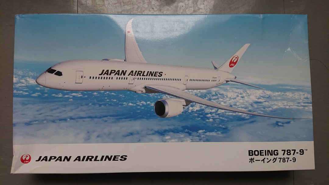 日本航空JAL 波音787-9模型Japan Airlines 1:200比例長谷川Hasegawa 