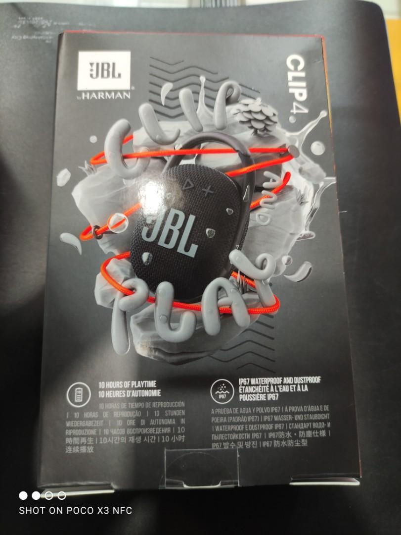 Jbl Clip 4(Original) (Category: Soundbars, Speakers & Amplifiers) located in Makati City. Submitted by yomyom_onlineshop (Listing ID 1068944816, Image 2). Description: For Sale Only Original Jbl Brandnew Sealed No To trade Taguig Market Market Can book Via lalamove Less Time Less Effort Cod,Gcash,Banktransfer.