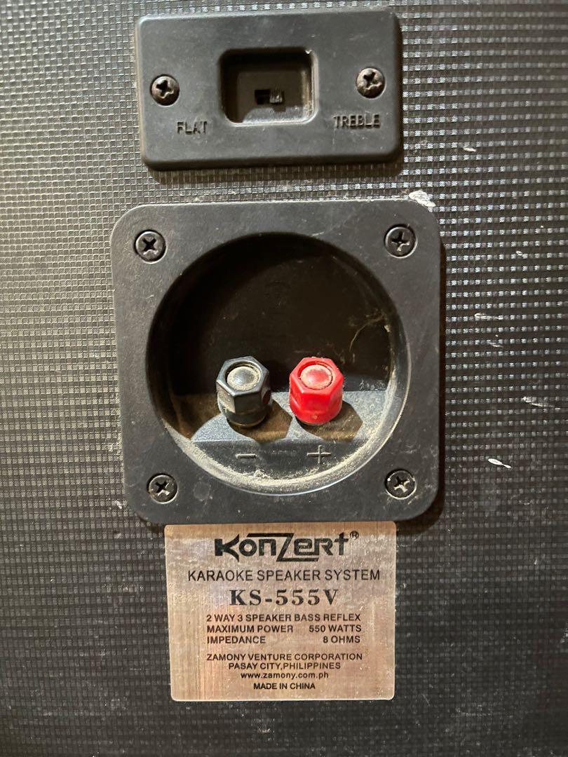 Konzert KS-555V Karaoke Speaker Sytem, Audio, Soundbars, Speakers ...