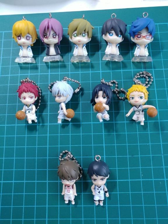 Kuroko no basuke and Free Iwatobi Swim club Keychain Hobbies Toys Memorabilia Collectibles Fan Merchandise on Carousell