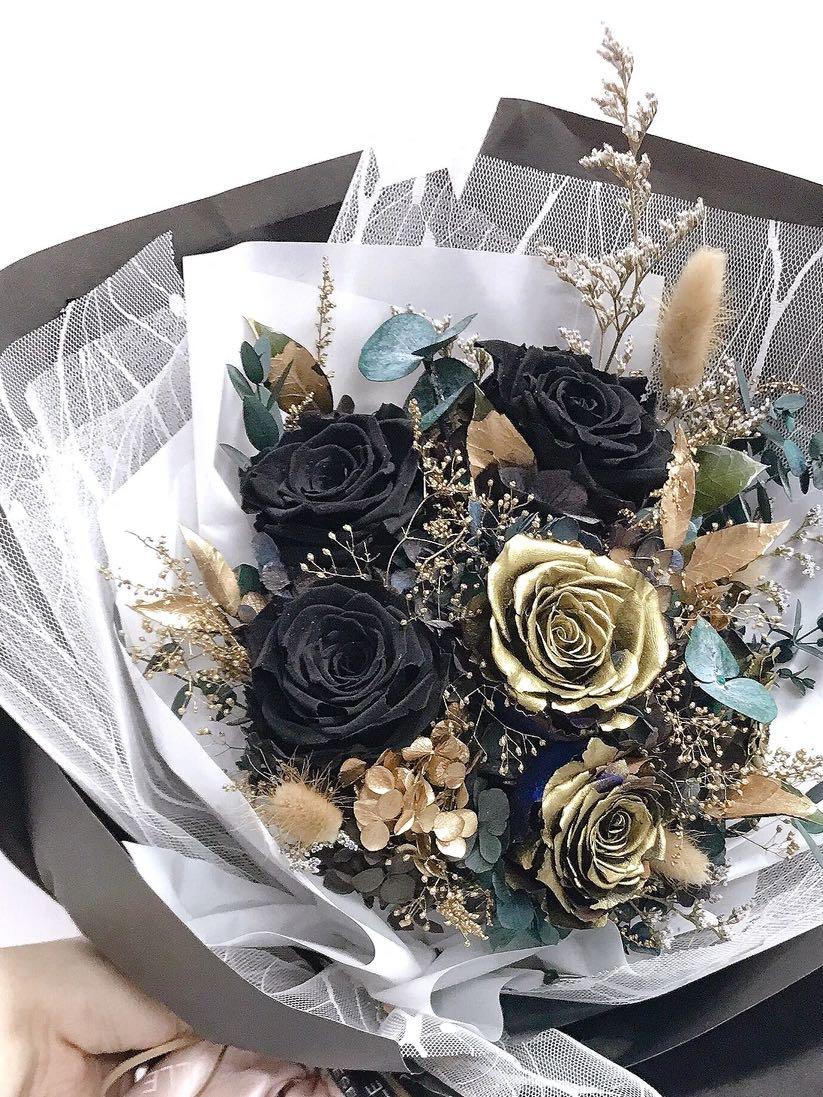 Gold rose black online