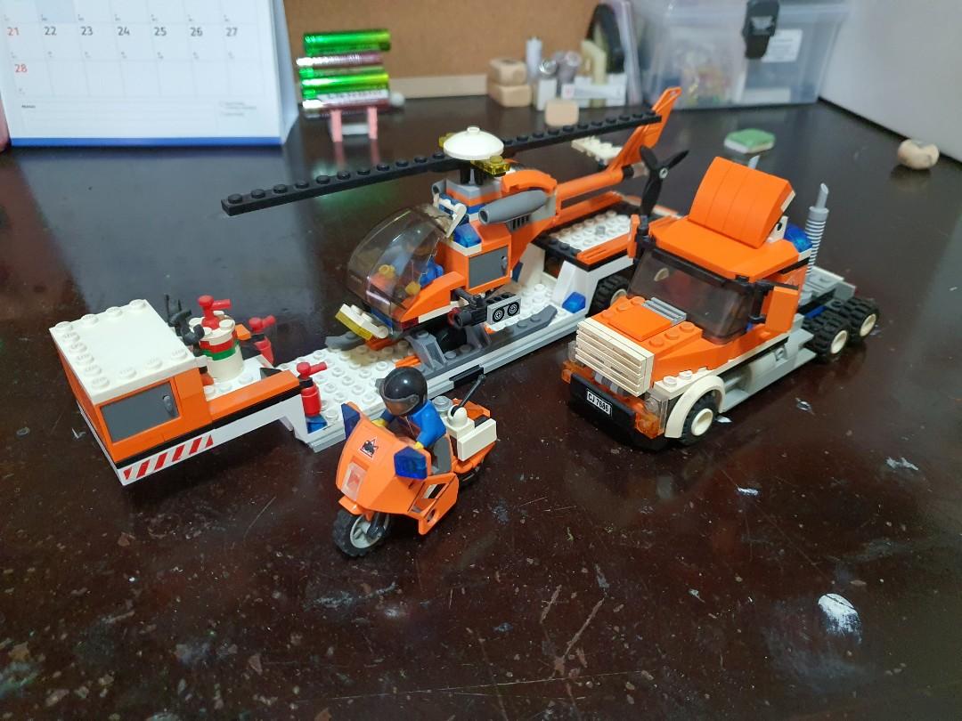 Lego city helicopter online transporter 7686