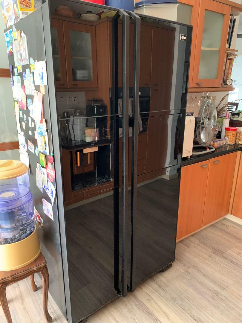 LG Double Door Fridge with Water Dispenser, TV & Home Appliances