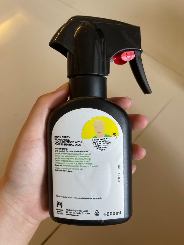LUSH Big Body Spray, Beauty & Personal Care, Fragrance & Deodorants on