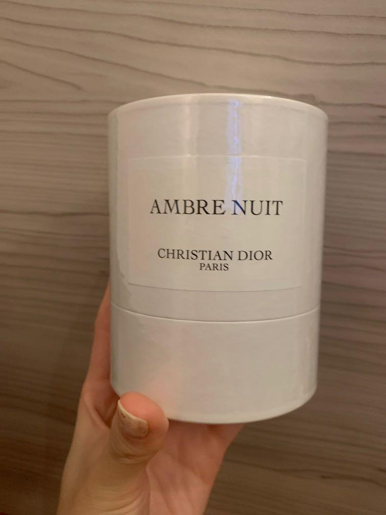 Maison Christian Dior Candle — Ambre Nuit, Furniture & Home Living, Home Decor, Other Home Decor