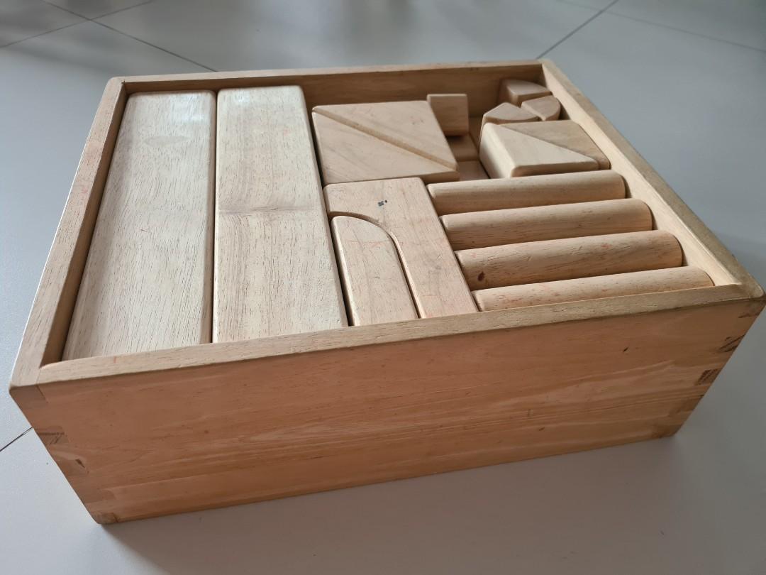 Melissa Doug Standard Unit Wooden Blocks
