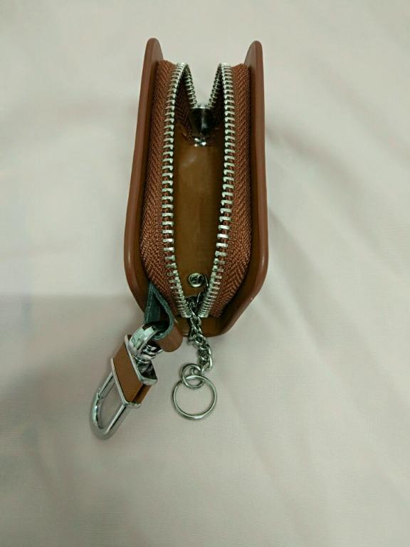 Fit Mercedes Benz SLK 2 Button Remote Fob Bag Holder Leather Car Key Cover Case