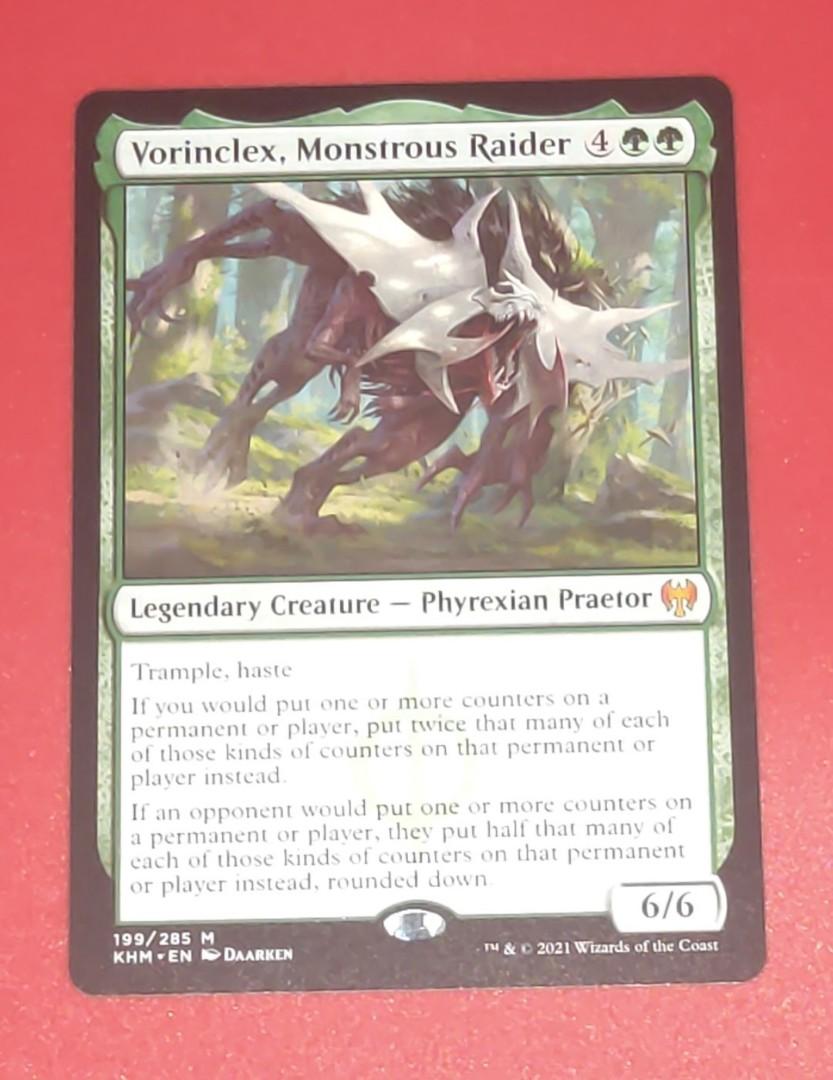 MTG Magic The Gathering - Vorinclex, Monstrous Raider, Hobbies & Toys, Toys  & Games on Carousell
