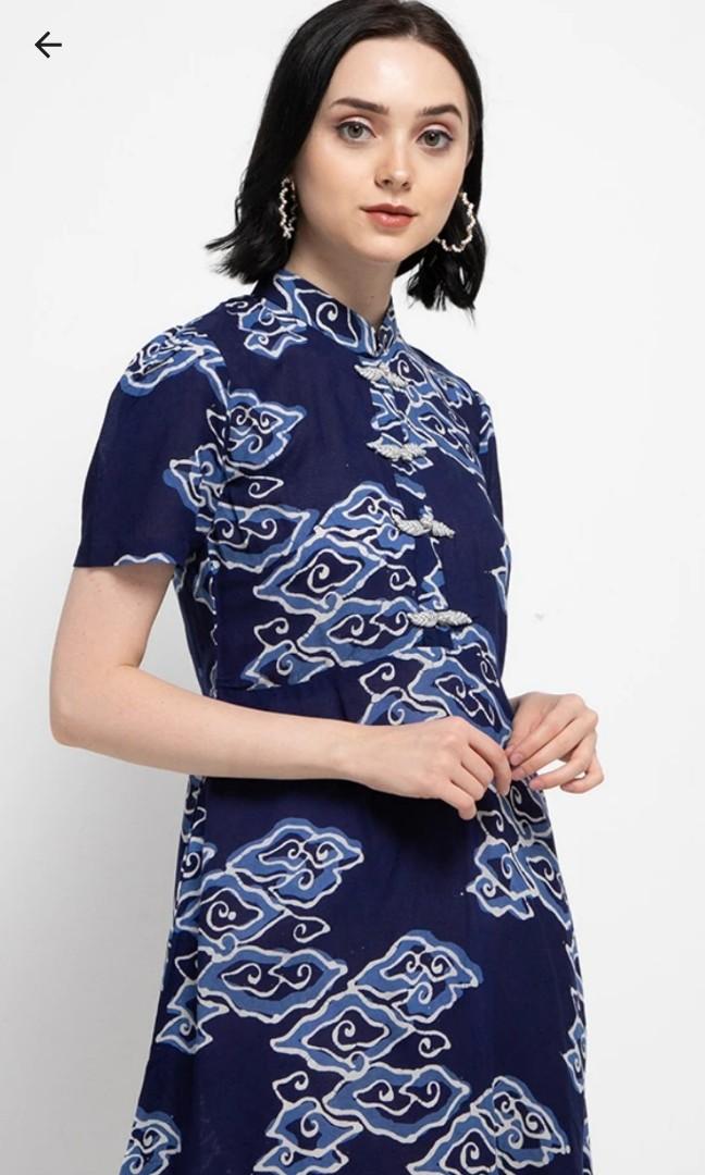 NEW Dress Batik Mega Mendung by Zalora Fesyen Wanita Pakaian