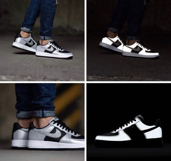 nike air force 1 silver snake 3m mens womens