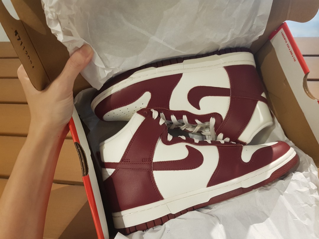 sb dunk high red